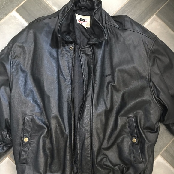 Vintage Nike Leather Jacket 